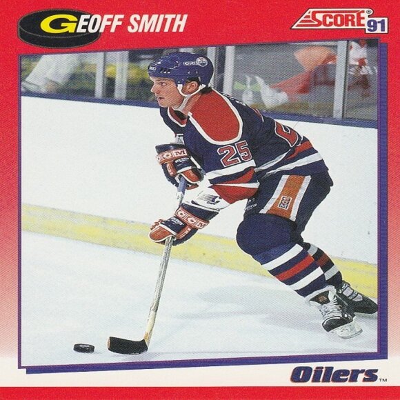 Geoff Smith Edmonton Oilers NHL Hockey Card Collection - 3 Card Set - Picture 2 of 4